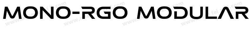 MONO-RGO MODULAR Sem字体转换